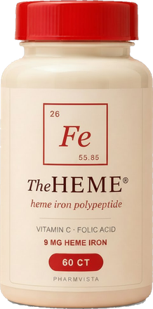 TheHEME® Heme Iron Softgels — 60 count bottle